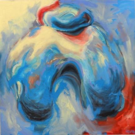 "big bone", 2011, acrylic on canvas, 140 x 140 cm