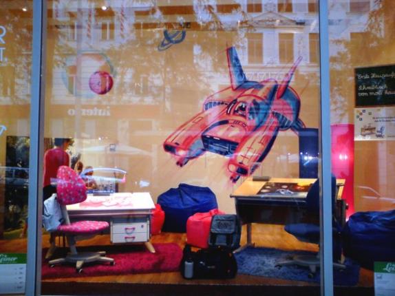 wall design 6,  show window
