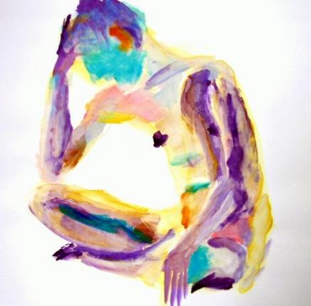 "body 3",  aquarell,  21 x 21 cm