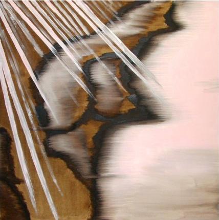 "A.D. cycle 3",  2003,  acrylic + sepia,  60 x 60 cm