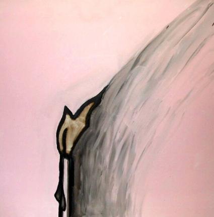 "A.D. cycle 4",  2003,  acrylic + sepia,  60 x 60 cm