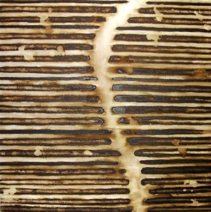 "A.D. cycle 6",  2003,  acrylic + sepia,  40 x 40 cm