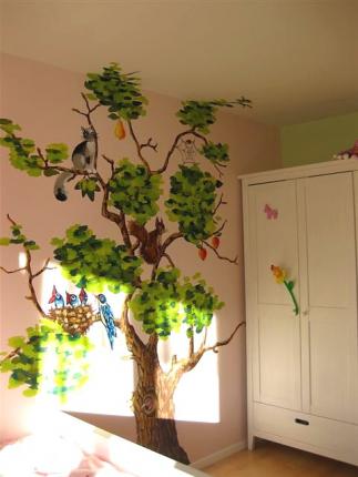 kidsroom 2, wall painting, 2010