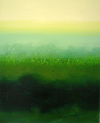 "landscape 5",  2009, acrylic on canvas, 50 x 40 cm